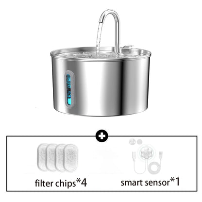 Premium Stainless Steel Pet Water Fountain
