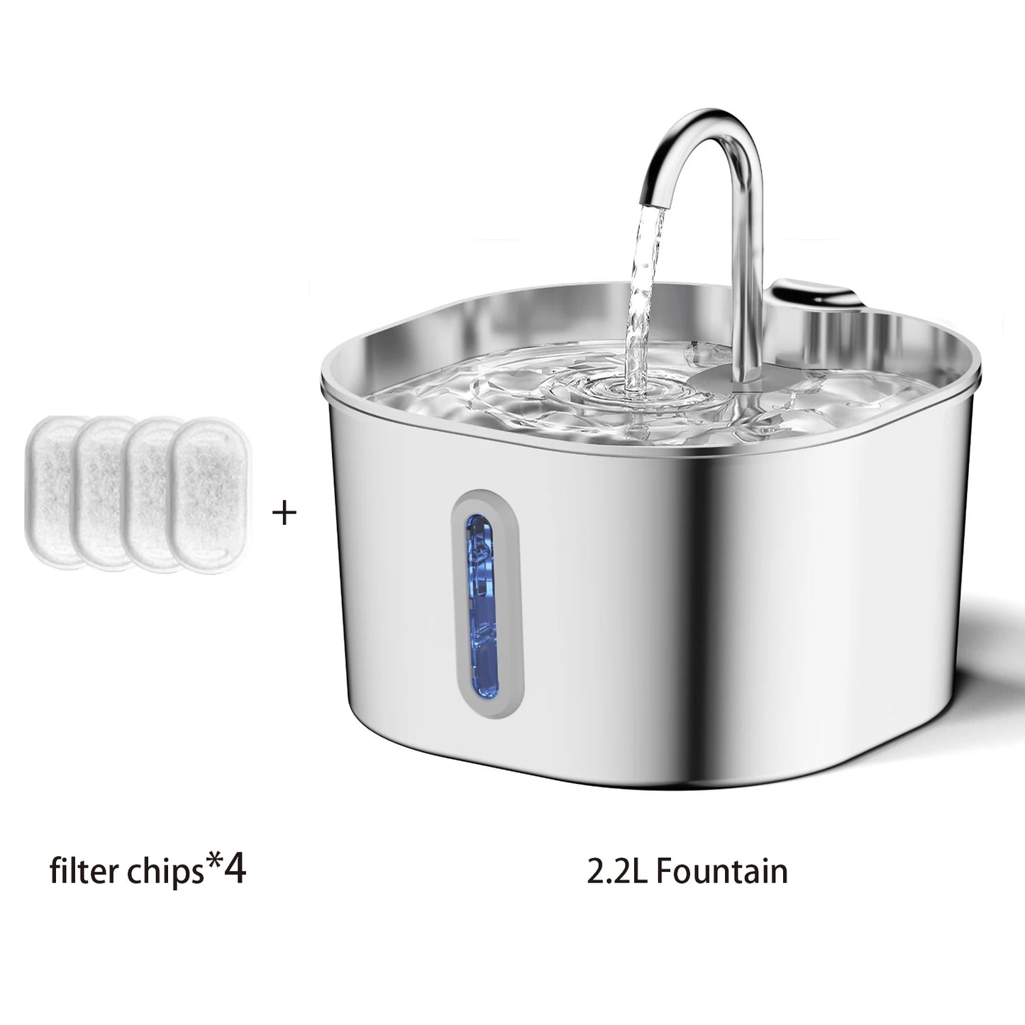 Premium Stainless Steel Pet Water Fountain