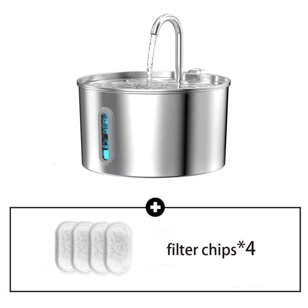 Premium Stainless Steel Pet Water Fountain