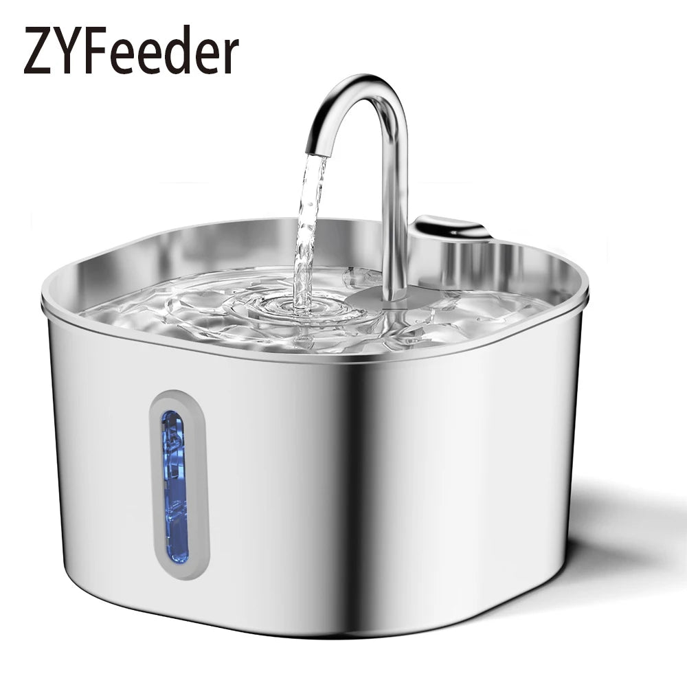 Premium Stainless Steel Pet Water Fountain