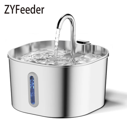 Premium Stainless Steel Pet Water Fountain